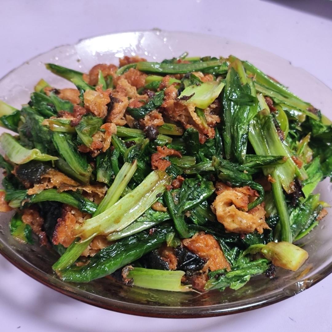 豆豉鲮鱼油麦菜