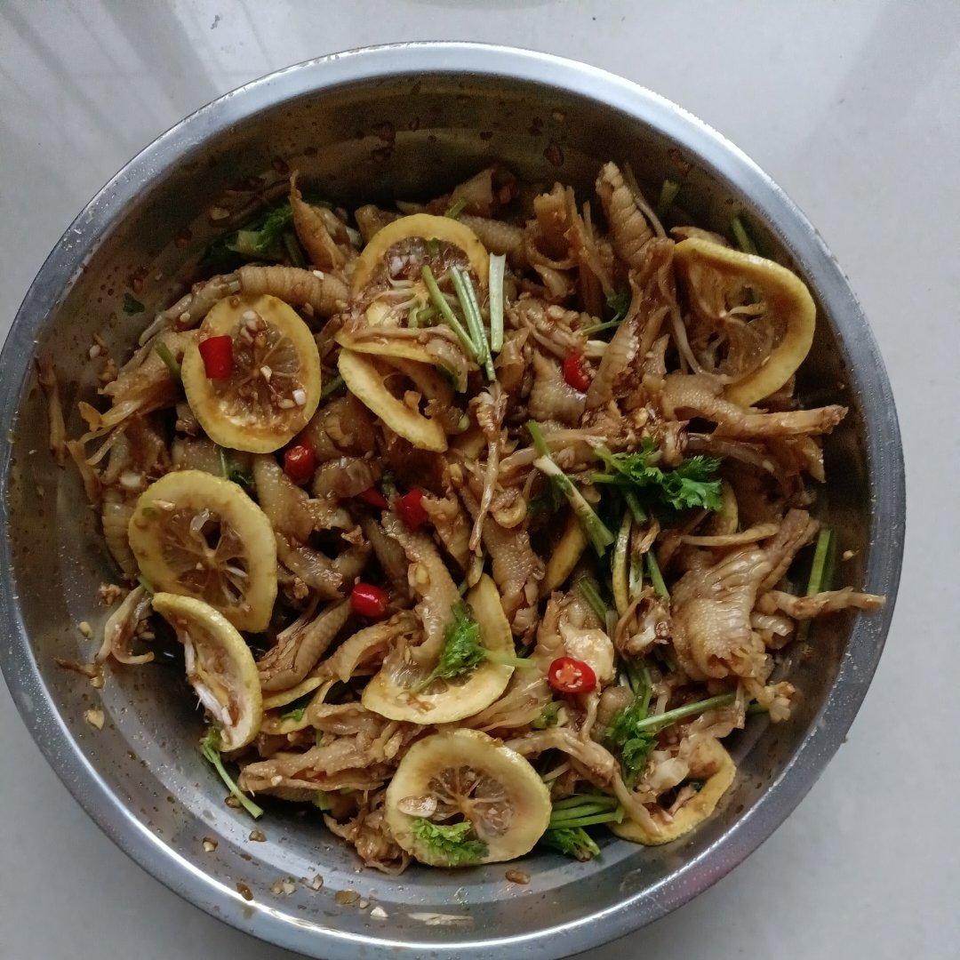 超简单的柠檬无骨鸡爪
