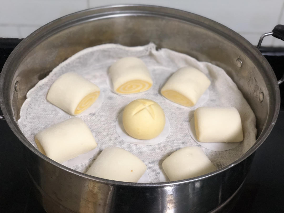 南瓜双色馒头