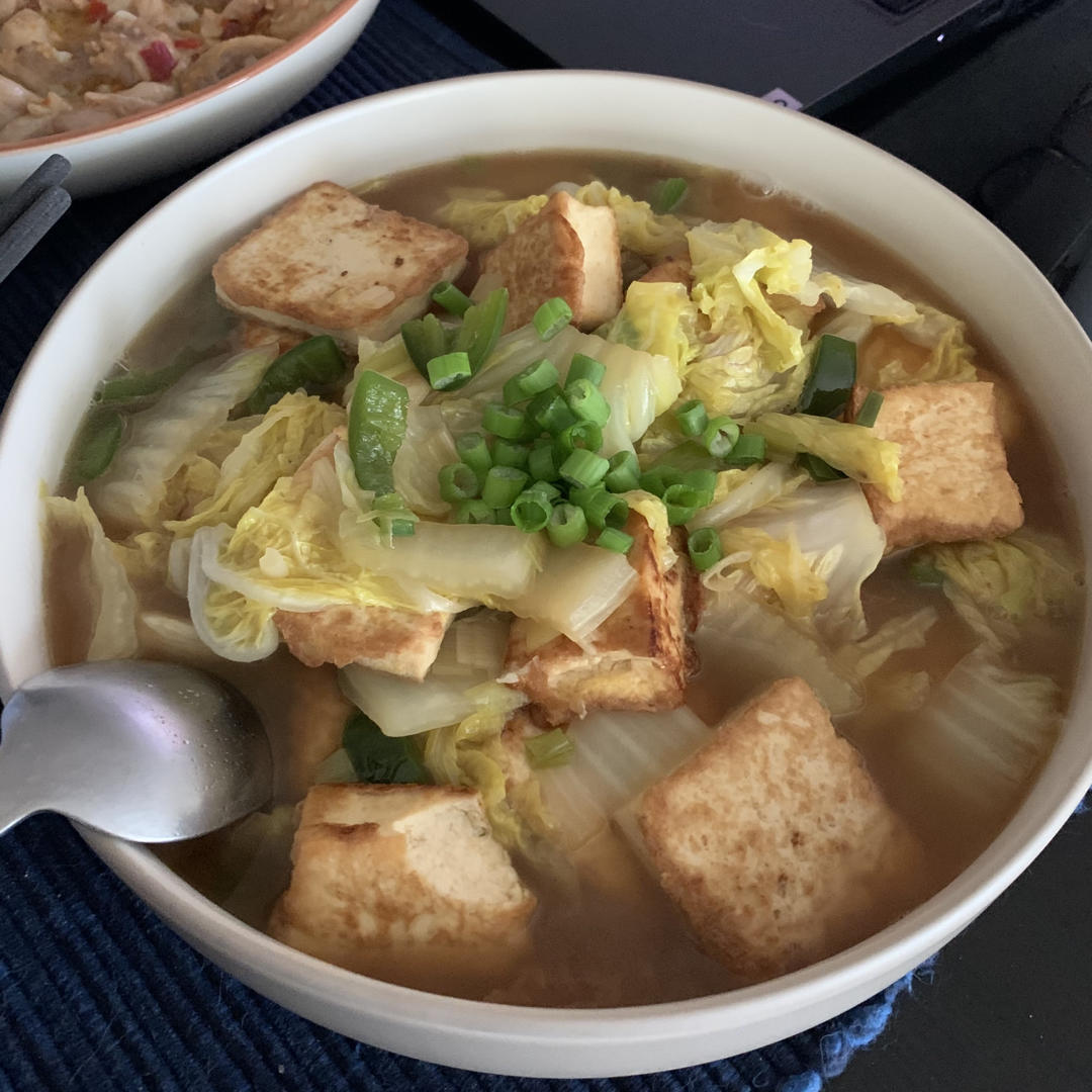 白菜豆腐煲