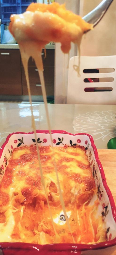 超拉丝芝士焗红薯❗奶香浓郁