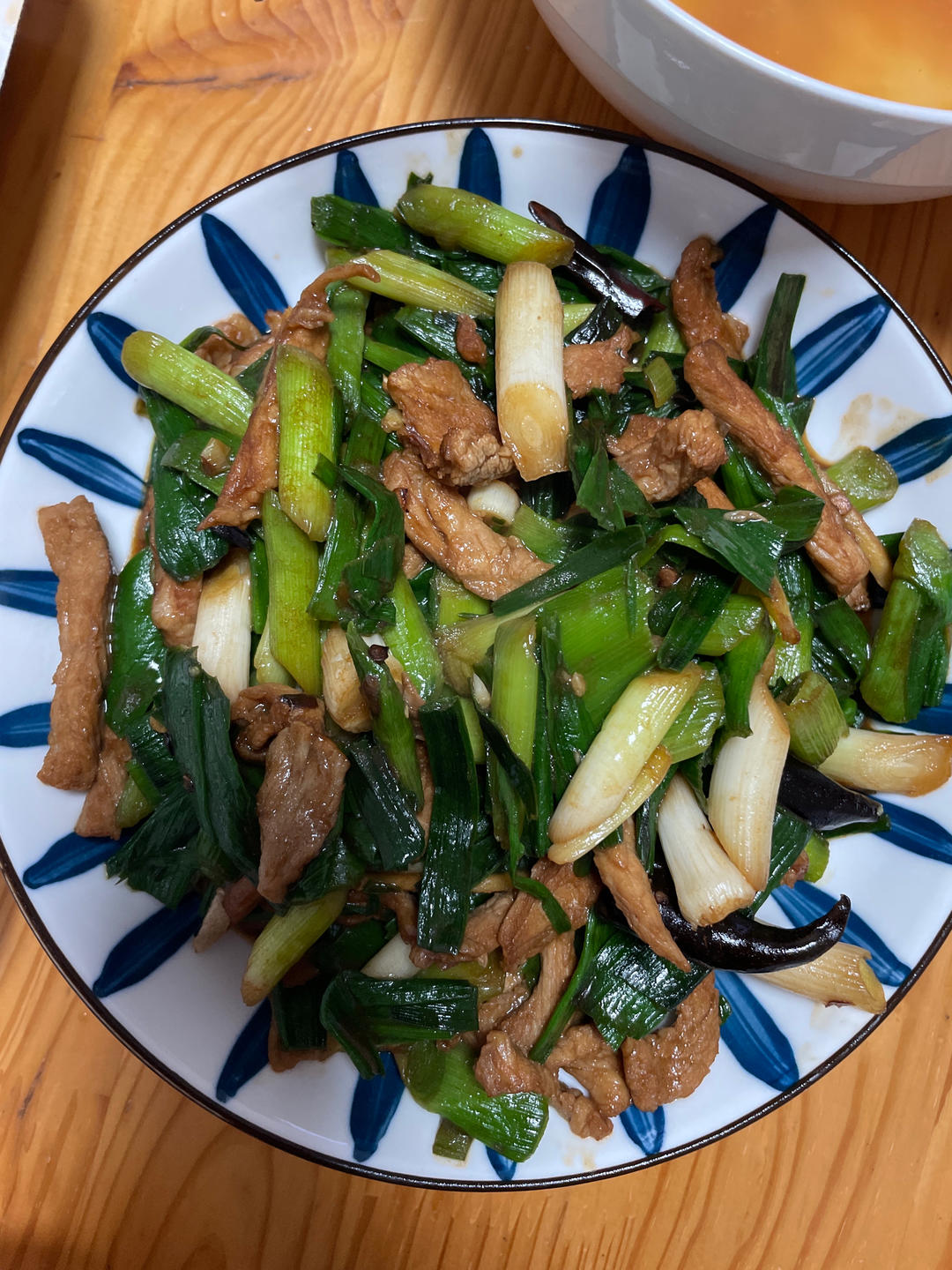 蒜苗炒肉