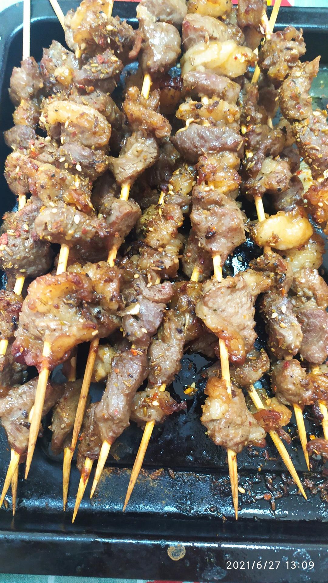 烤羊肉串
（烤箱版）