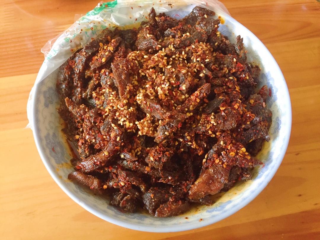 麻辣牛肉干