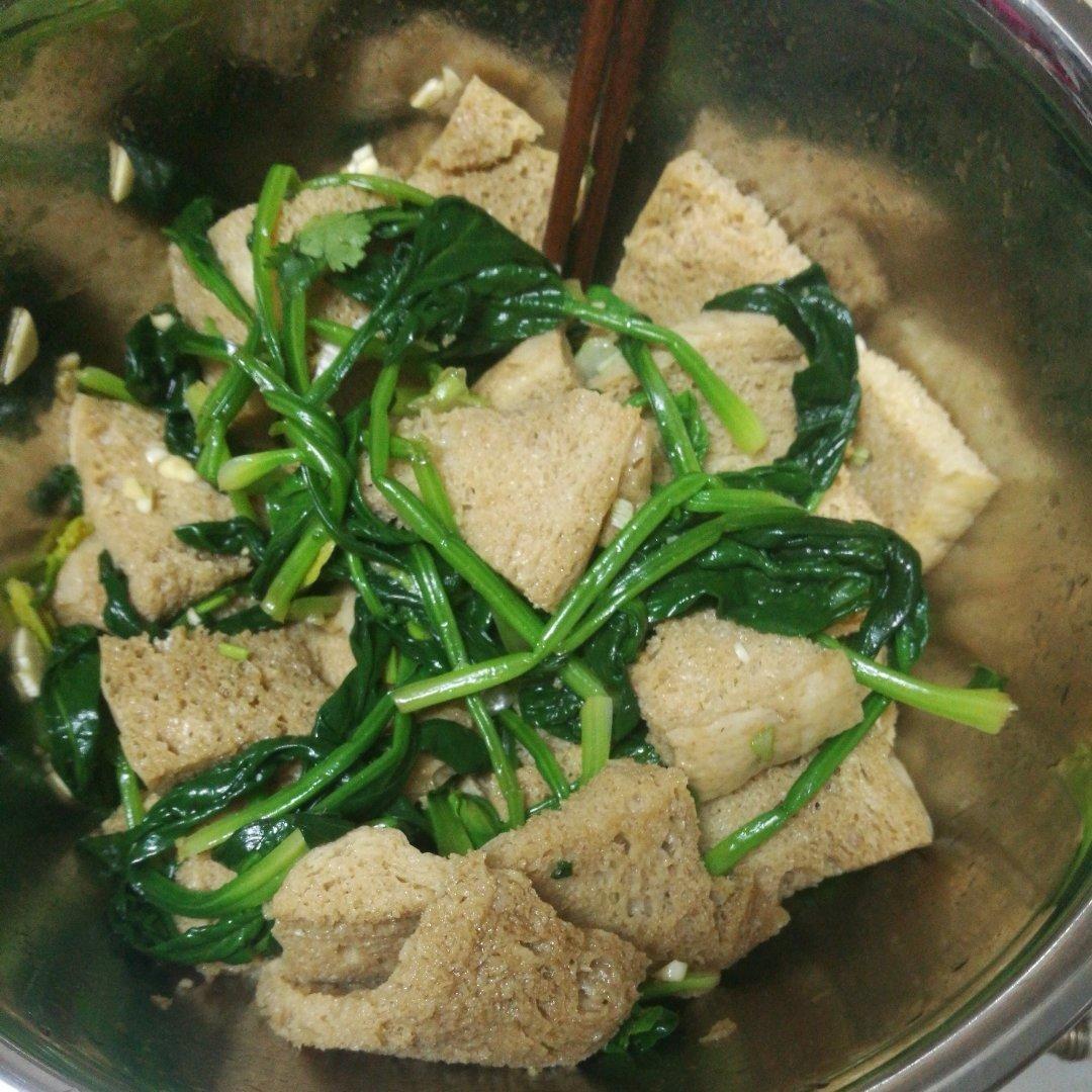 菠菜面筋