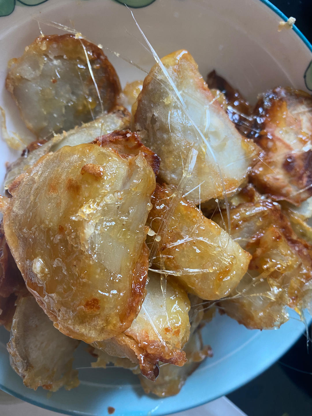 一次成功的拔丝红薯（附炒糖细节、拉丝视频）
