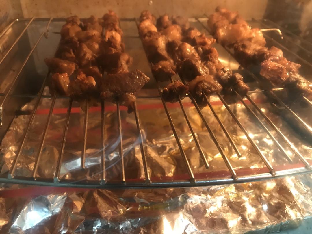 烤羊肉串
（烤箱版）