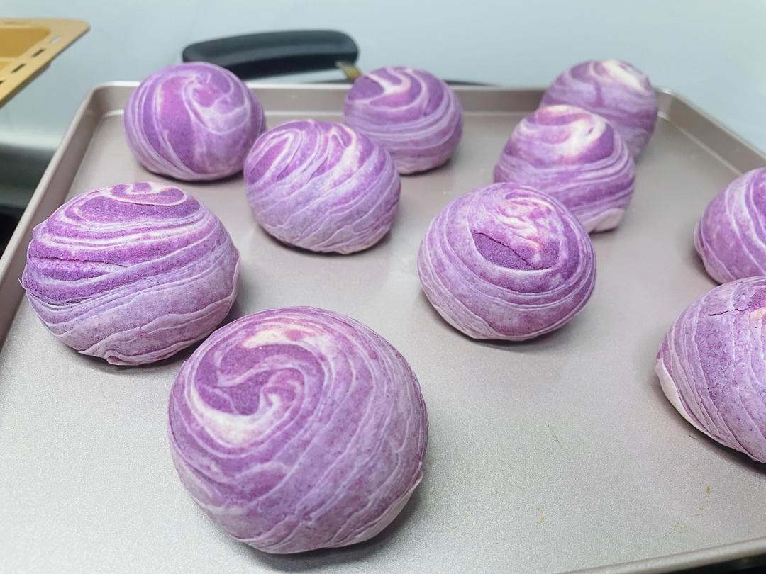 麻薯香芋酥/台湾大甲芋头酥(无猪油完美复刻2015.10修订各种抹茶酥、绿茶酥、蛋黄酥、紫薯酥通用哟）