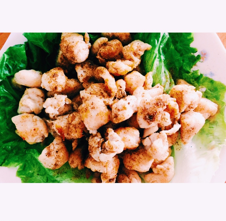 孜然鸡肉粒