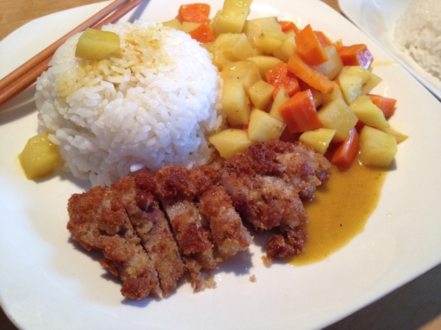 炸猪排咖喱饭