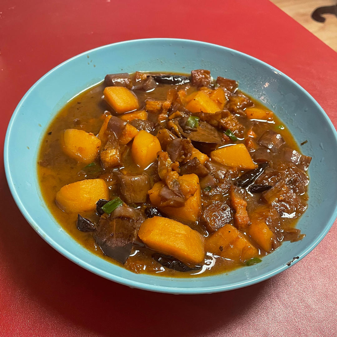 土豆炖茄子