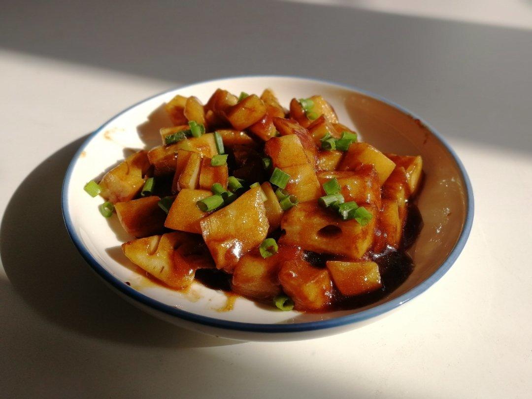 酸甜的开胃菜-  糖醋藕丁