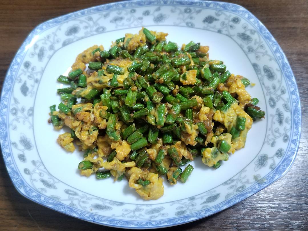 豆角炒蛋超级下饭菜，不好吃算我输