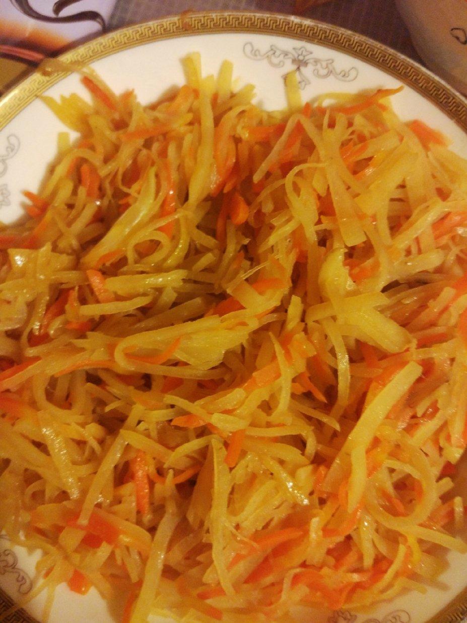 炒胡萝卜土豆丝