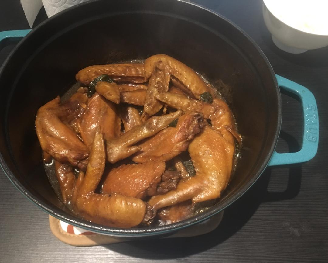 铸铁锅菜谱：红烧鸡翅