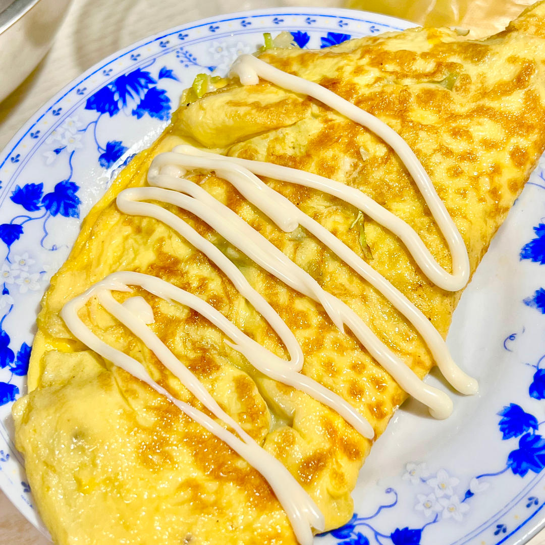 日式蛋包菜❗️低卡饱腹