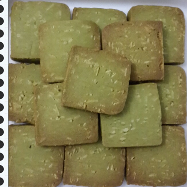 抹茶杏仁饼干