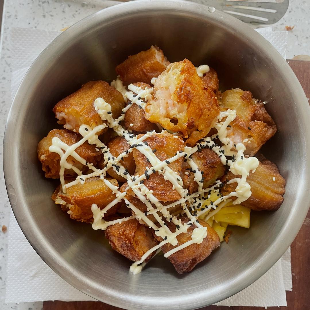 🍍菠萝油条虾🦐的做法