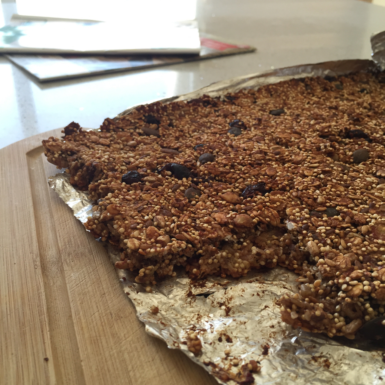 【减脂增肌】高蛋白香蕉蓝莓藜麦能量棒 Banana&blueberry quinoa protein bar