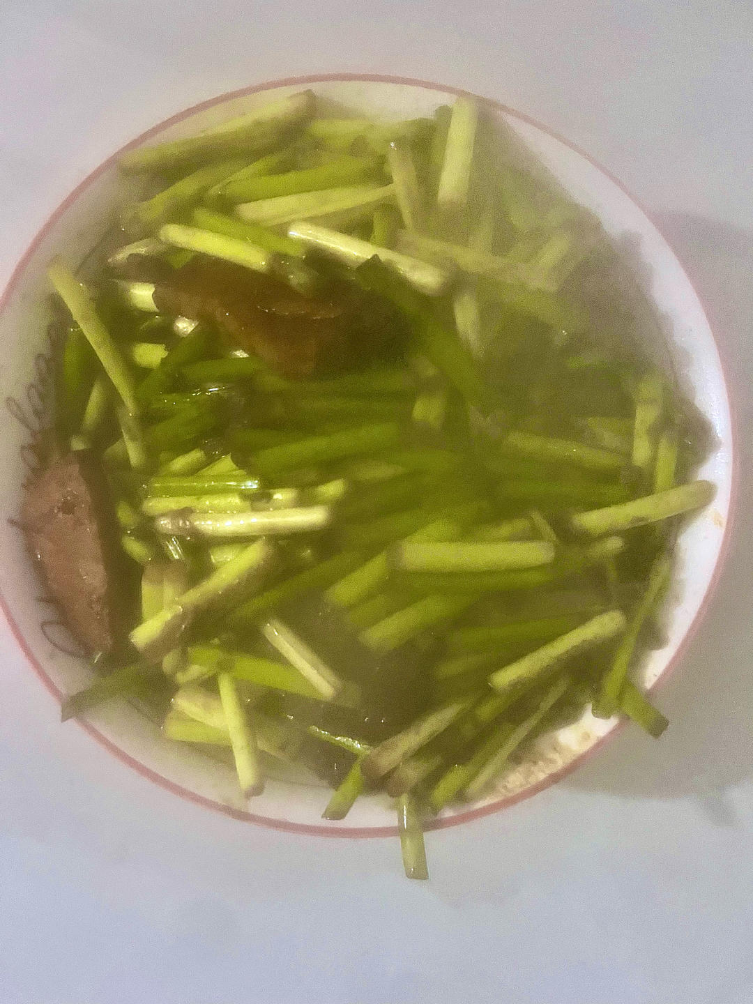 蒜苔炒肉