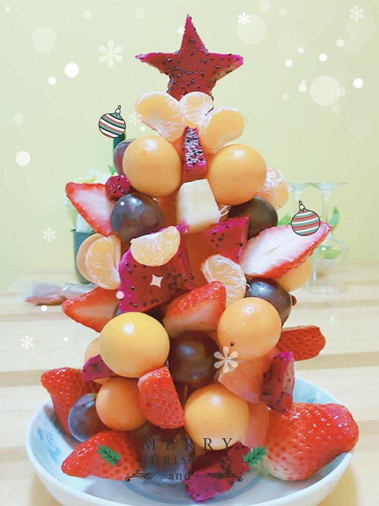 【水果圣诞树】