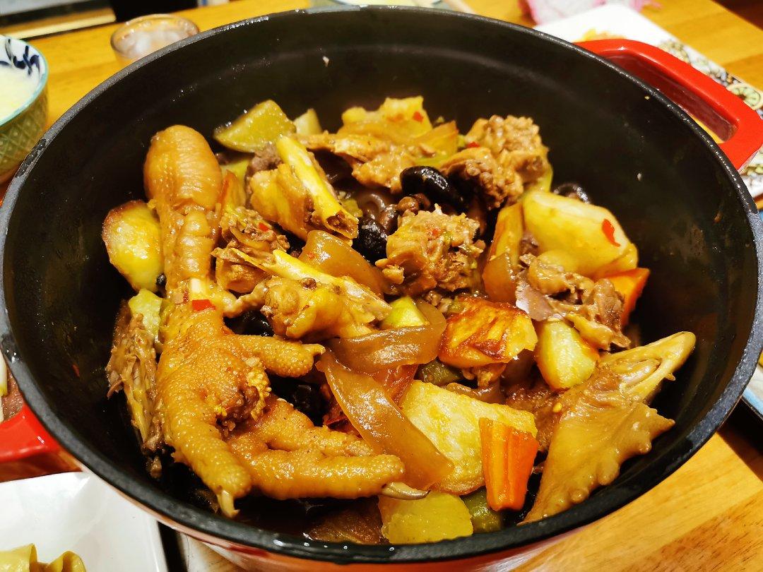 冬季暖胃大菜---羊肉焖饼