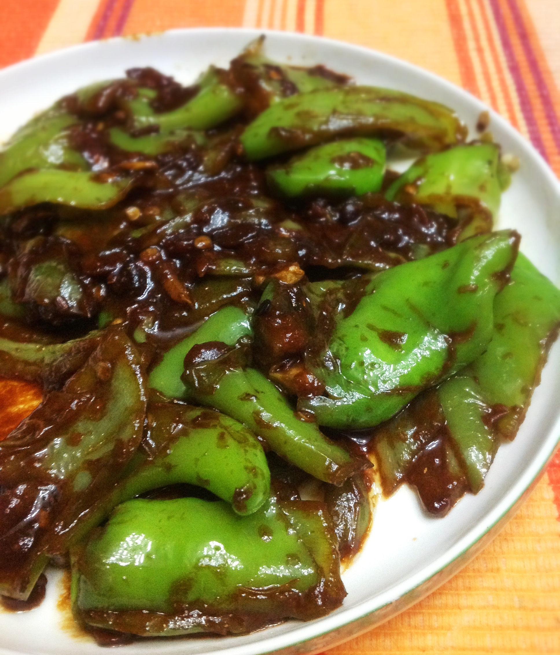 贪吃园做的酱爆辣椒