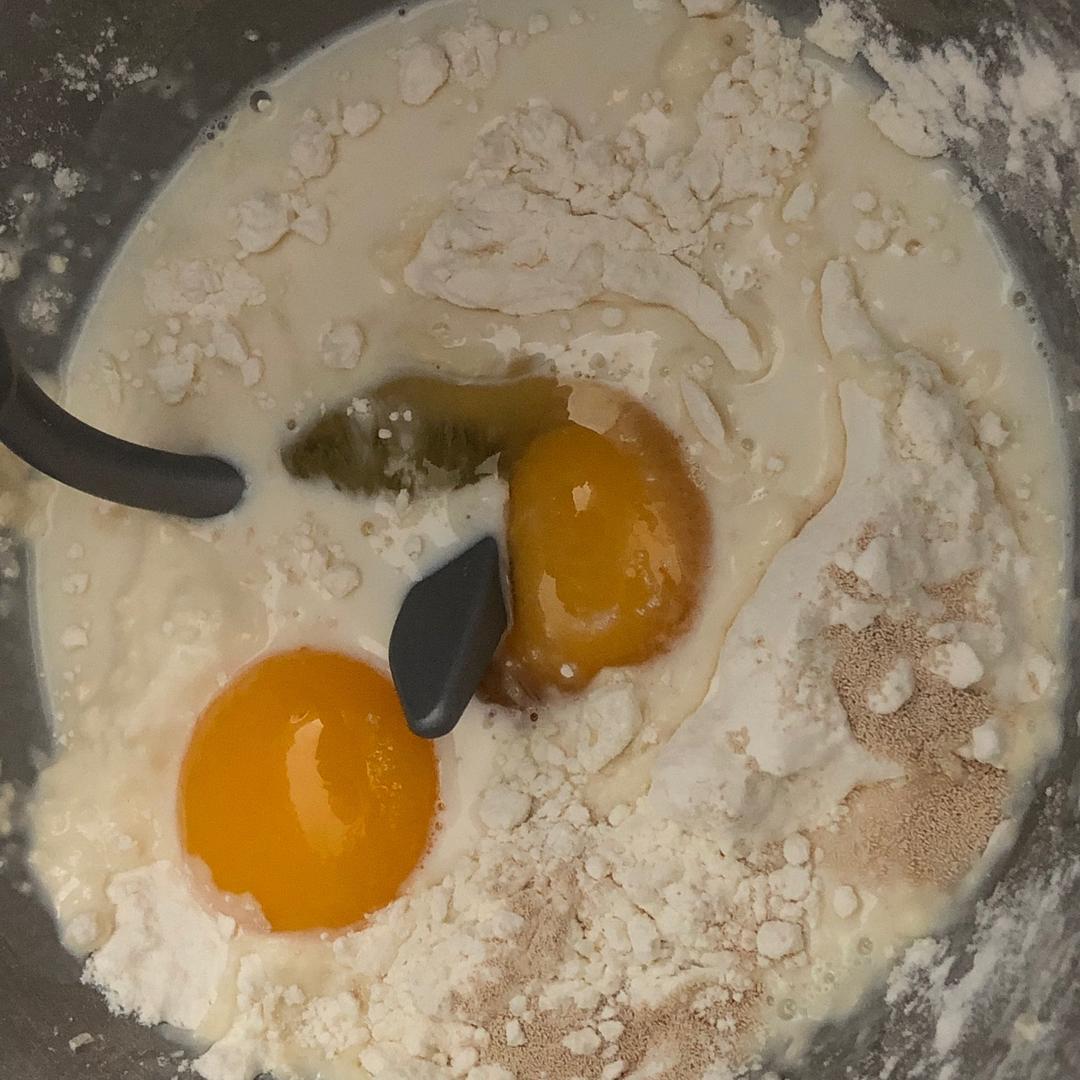 纯奶手撕吐司的做法 步骤1
