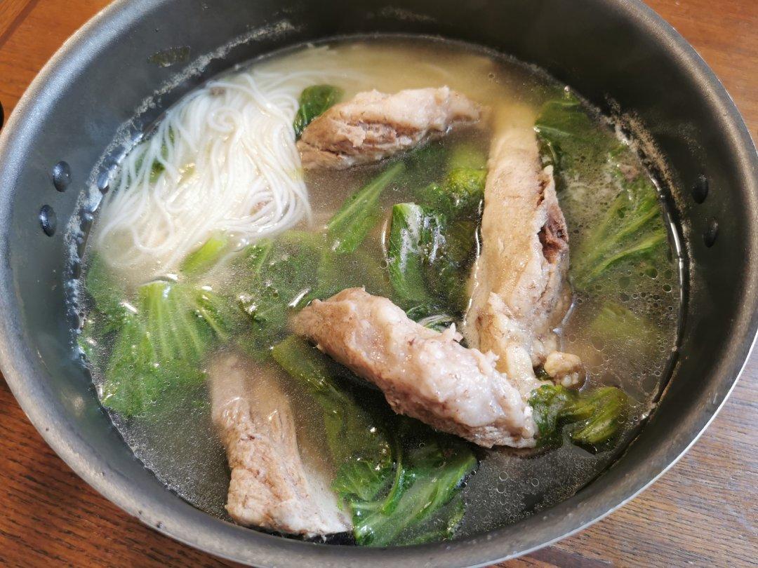 小白菜排骨汤