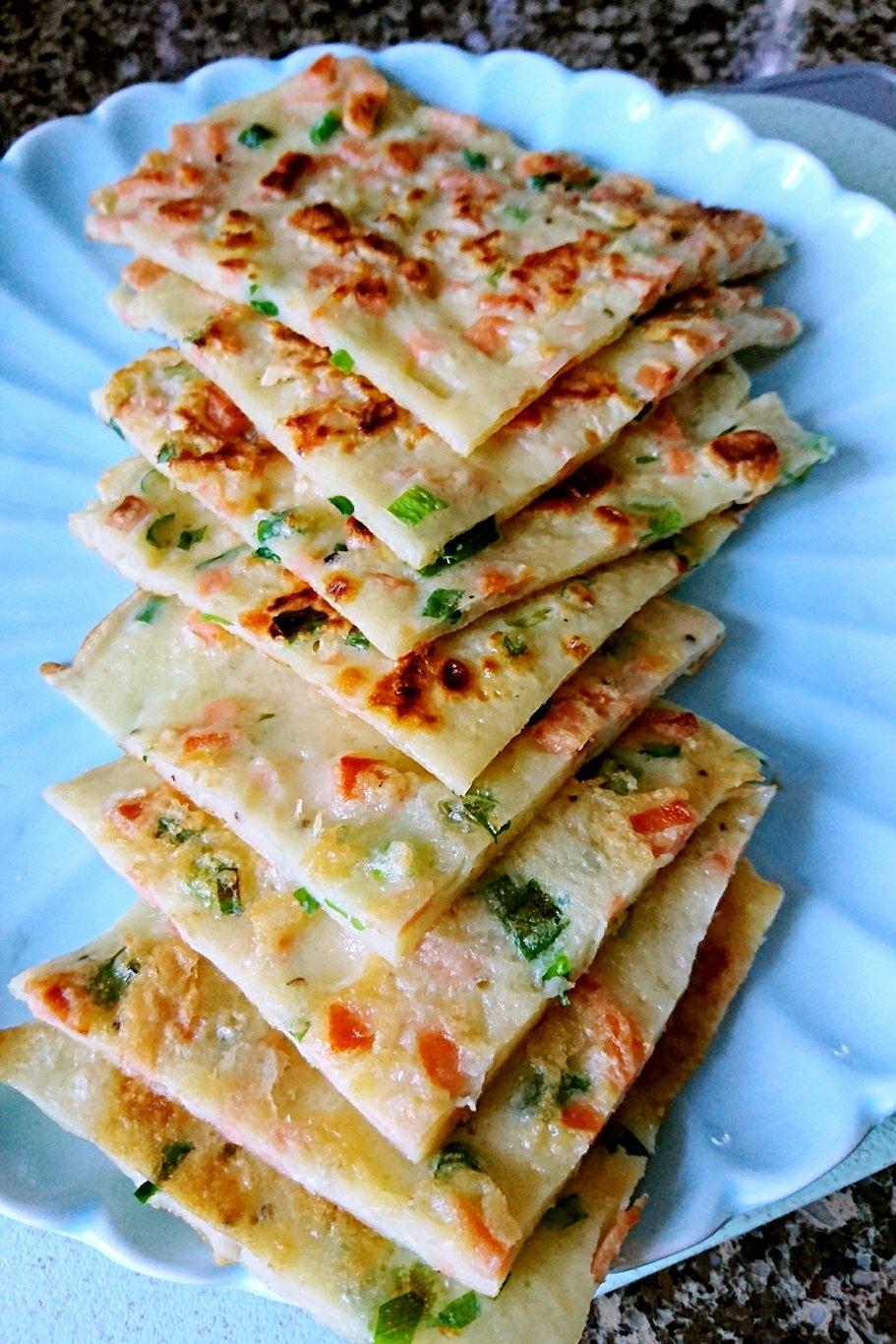 培根香葱鸡蛋饼