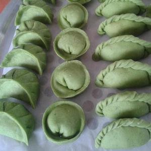 饺子-绿色的外衣的做法 步骤5