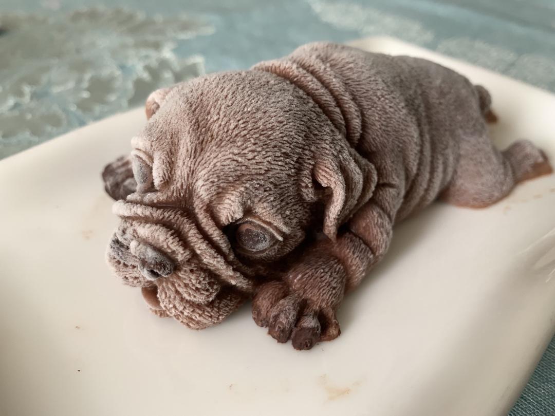 蔷薇花开158做的小奶狗慕斯