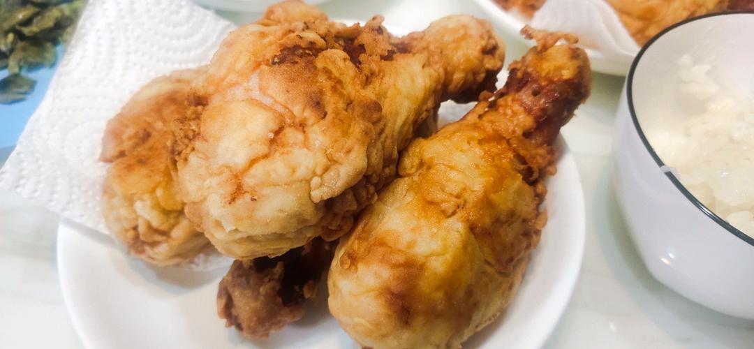 不用炸鸡粉也可以炸出酥脆炸鸡腿