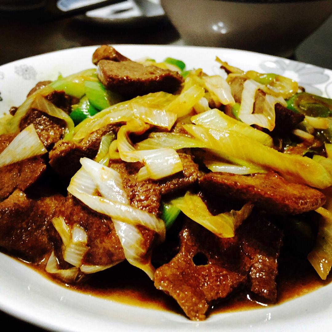 酱爆猪肝的做法