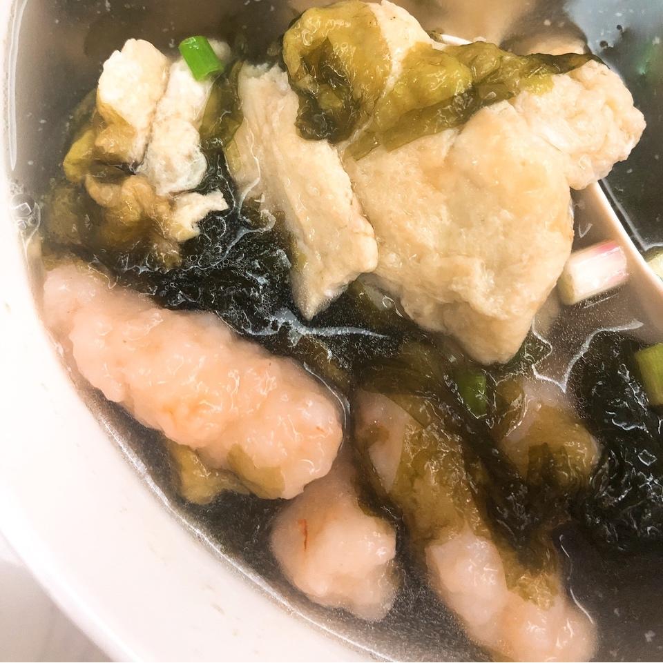 紫菜虾滑汤