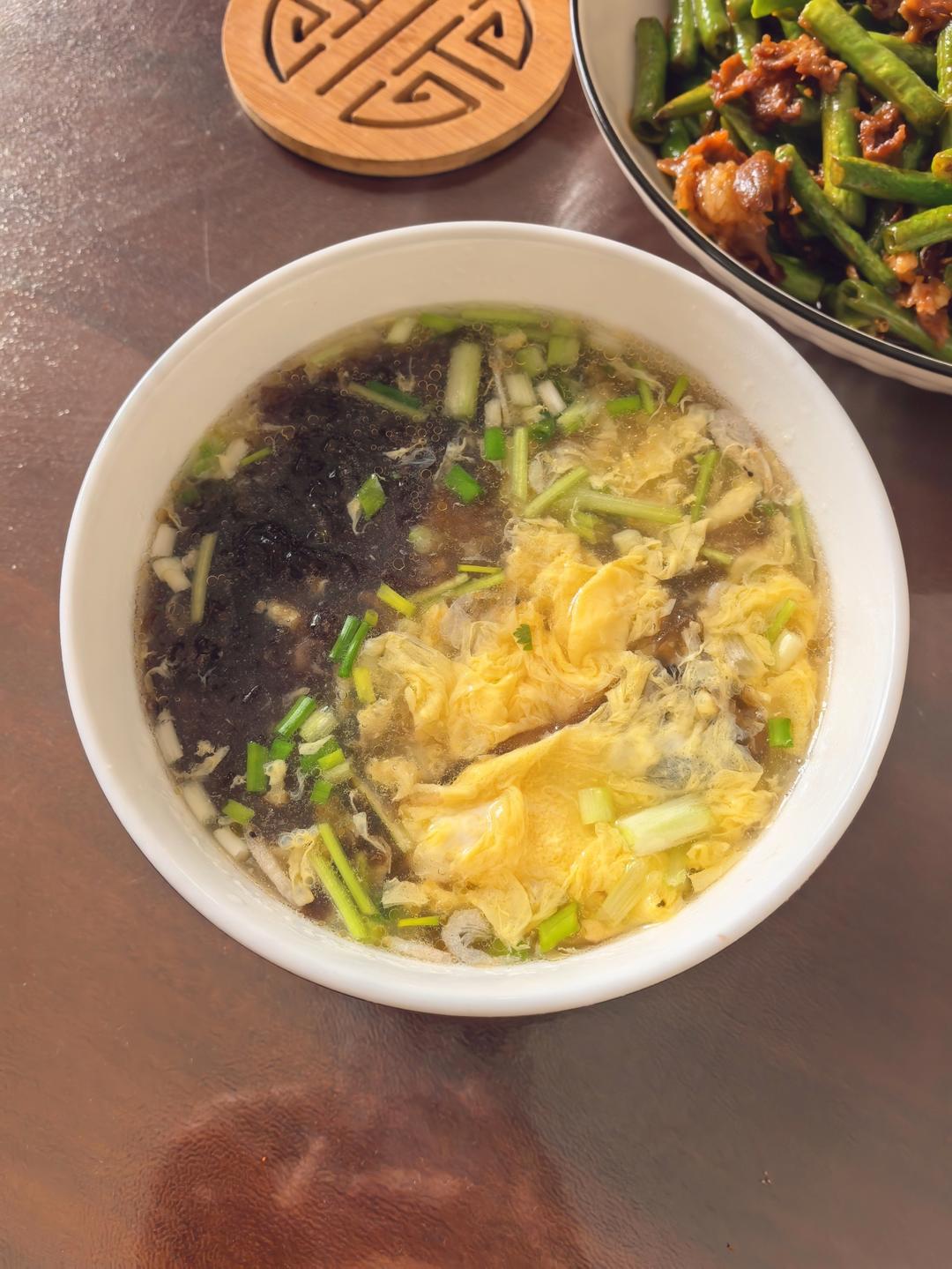 最鲜美好喝的「紫菜蛋花汤」