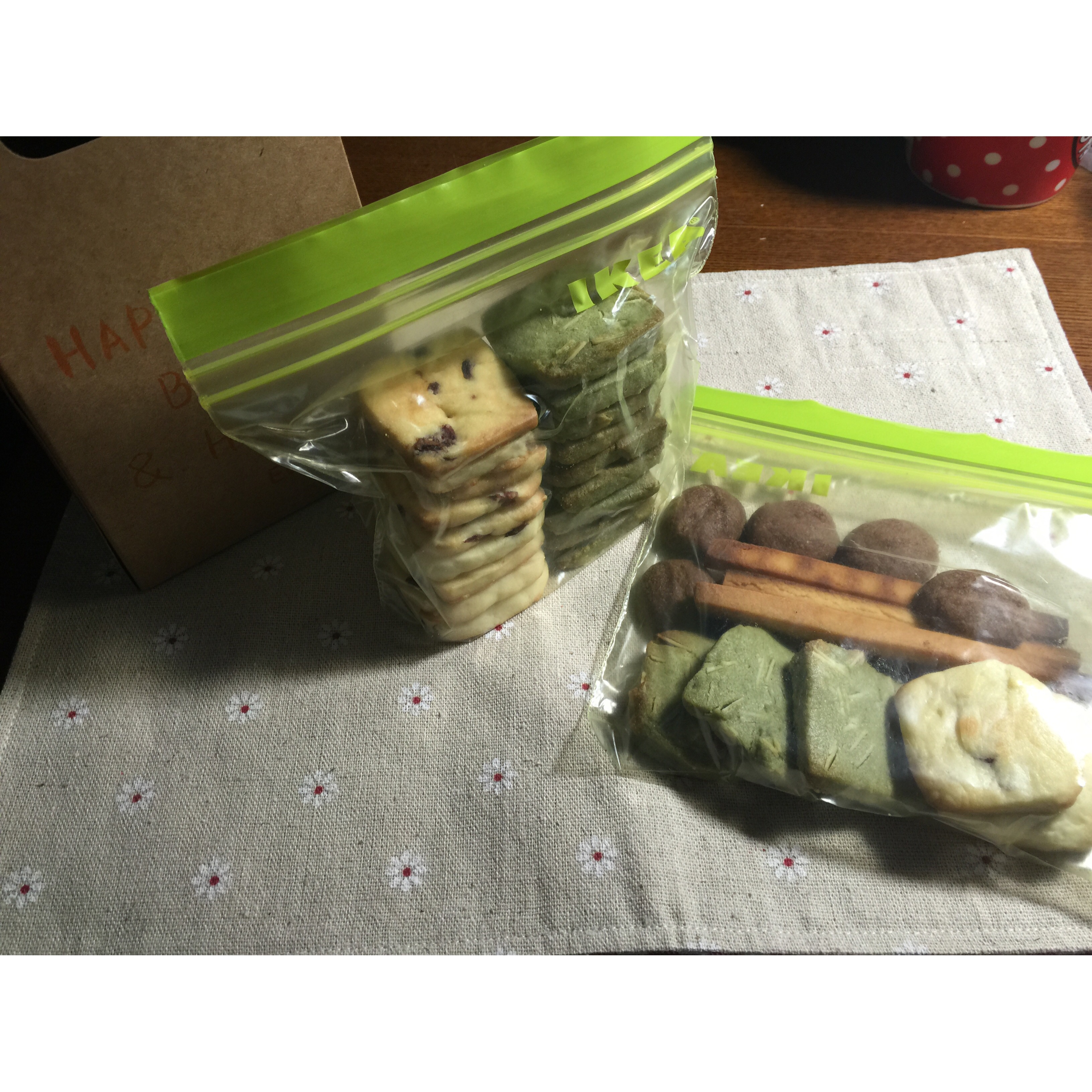 抹茶杏仁饼干