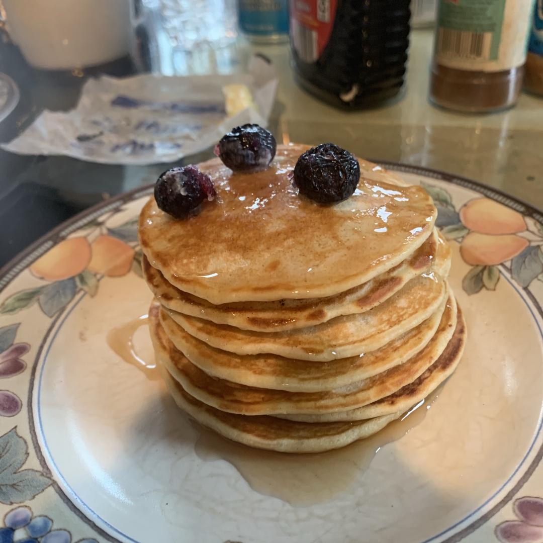 美式早餐pancake煎薄饼