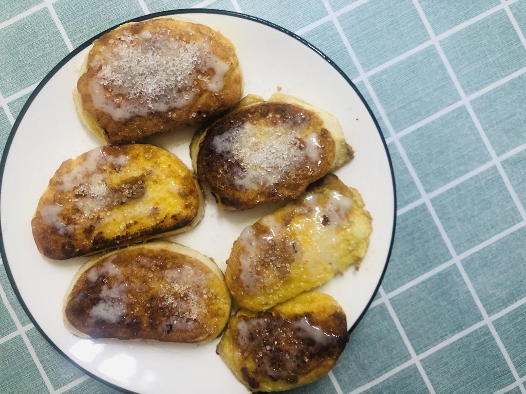 鸡蛋煎馒头片