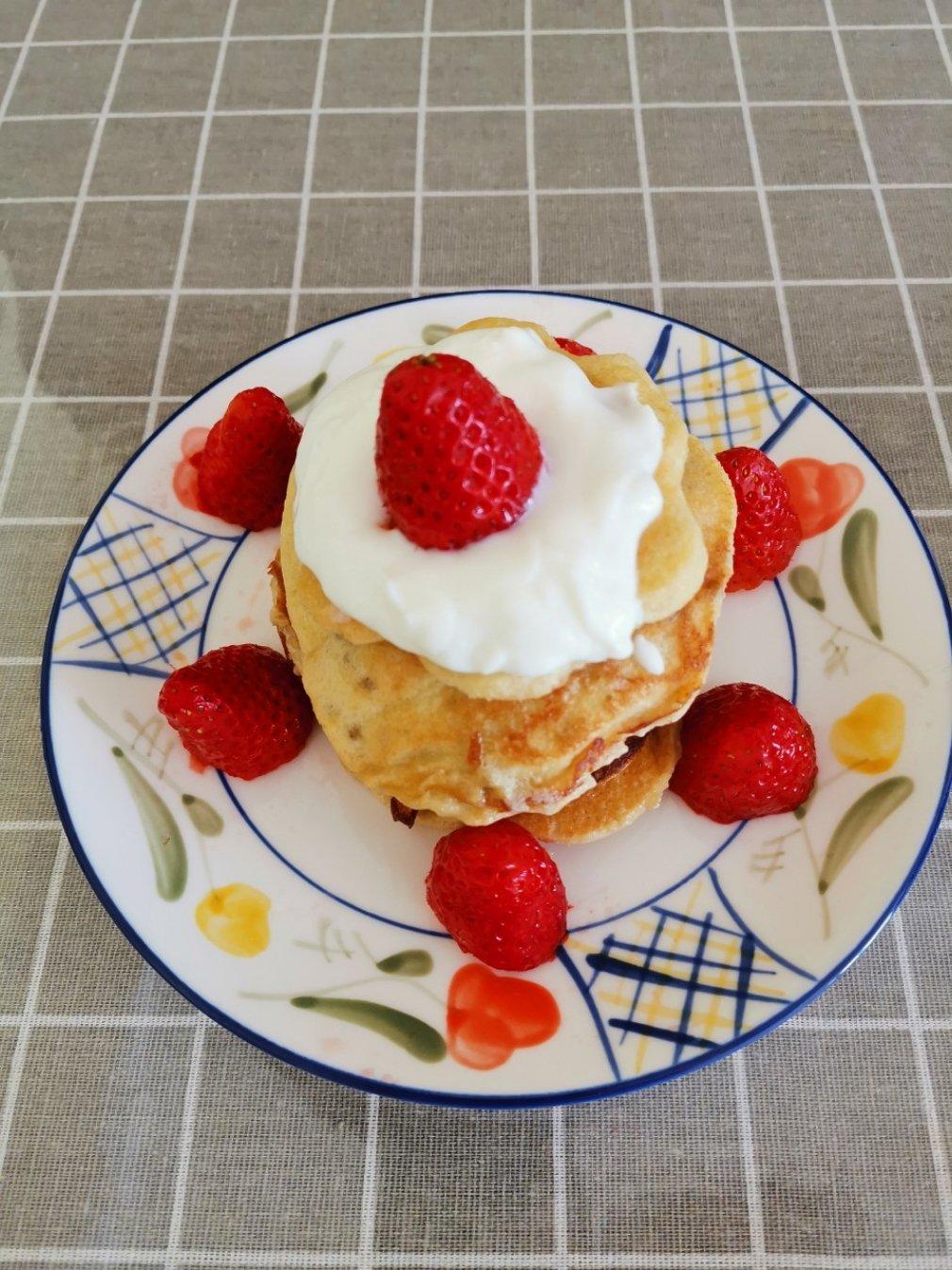 香蕉舒芙蕾厚松饼-【能量甜品】