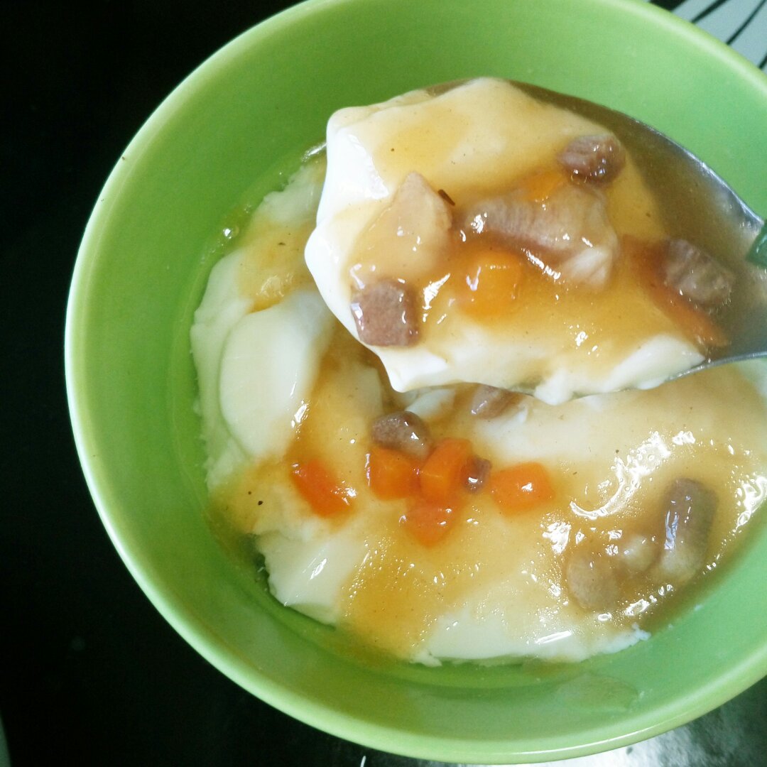 鲜香卤汁豆腐脑