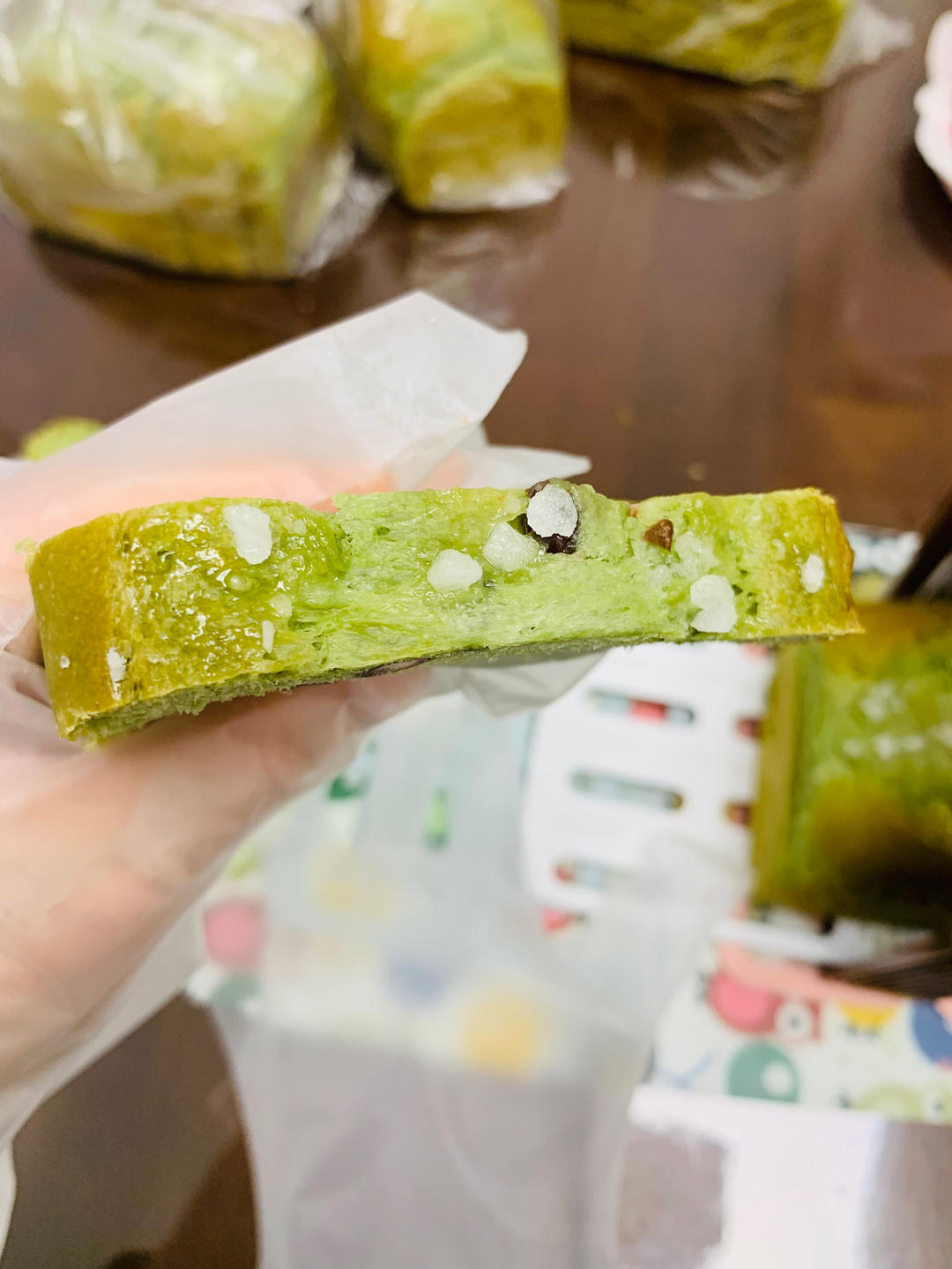 抹茶椰乳小吐司