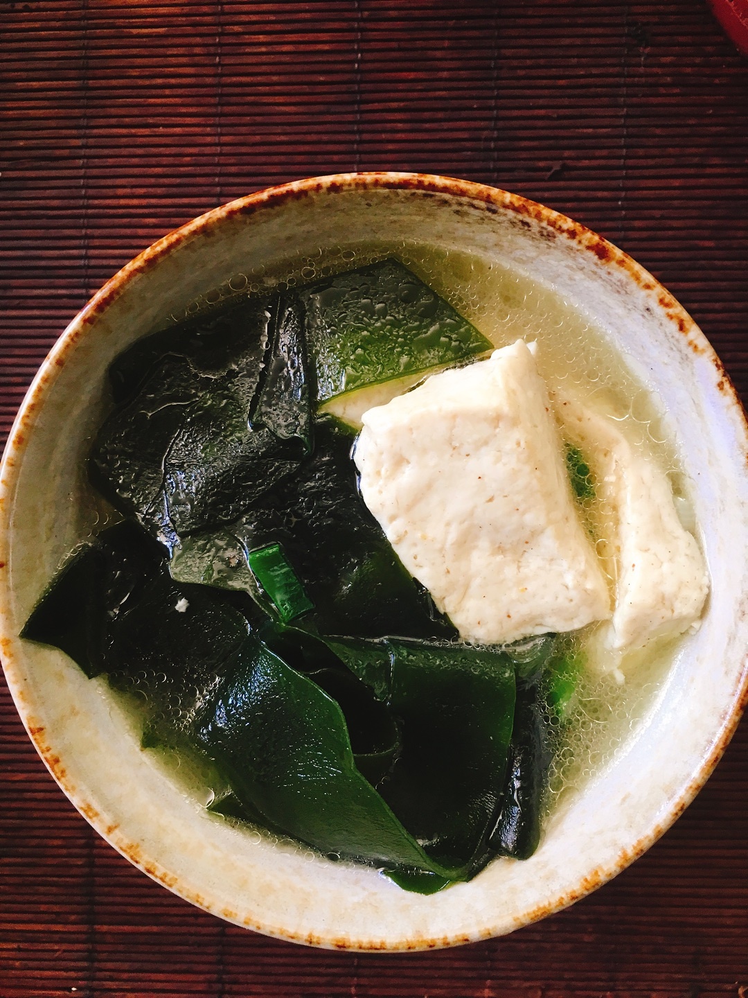 海带豆腐汤——味道淡的极致