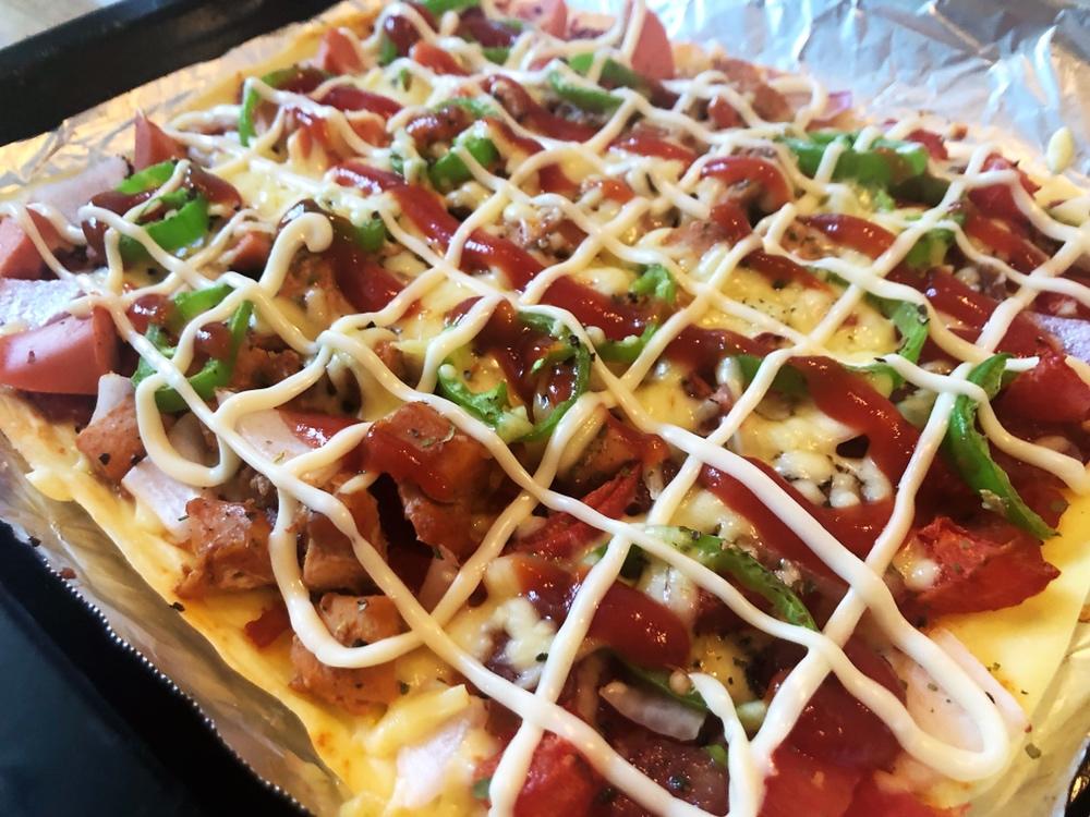 萨拉米薄底披萨 Salami Pizza