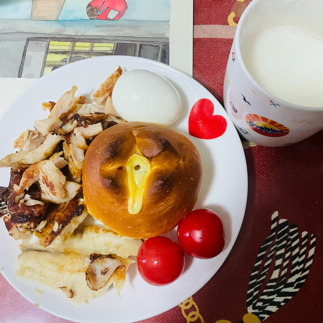 纯奶手撕吐司的做法 步骤1