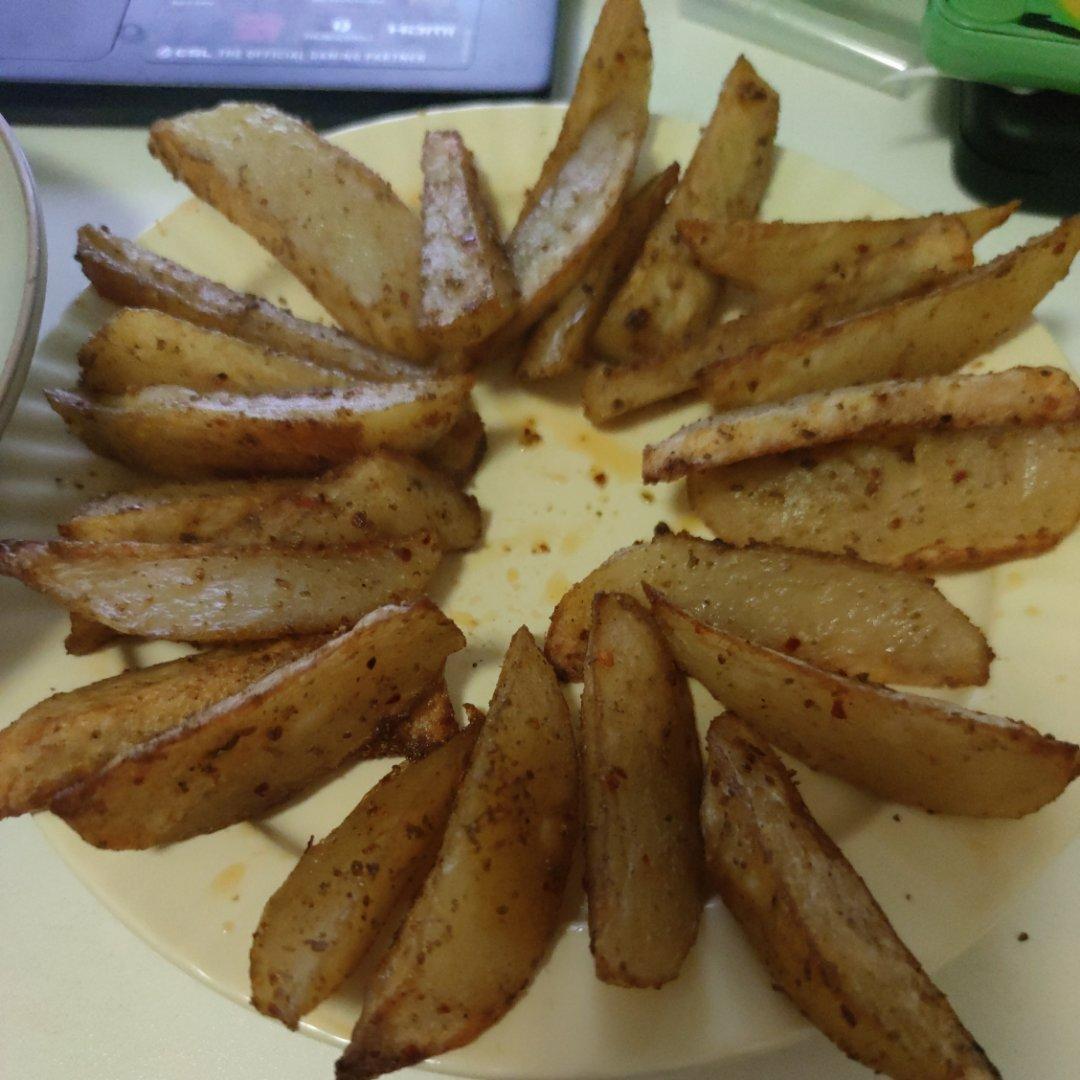 烤土豆、烤薯角