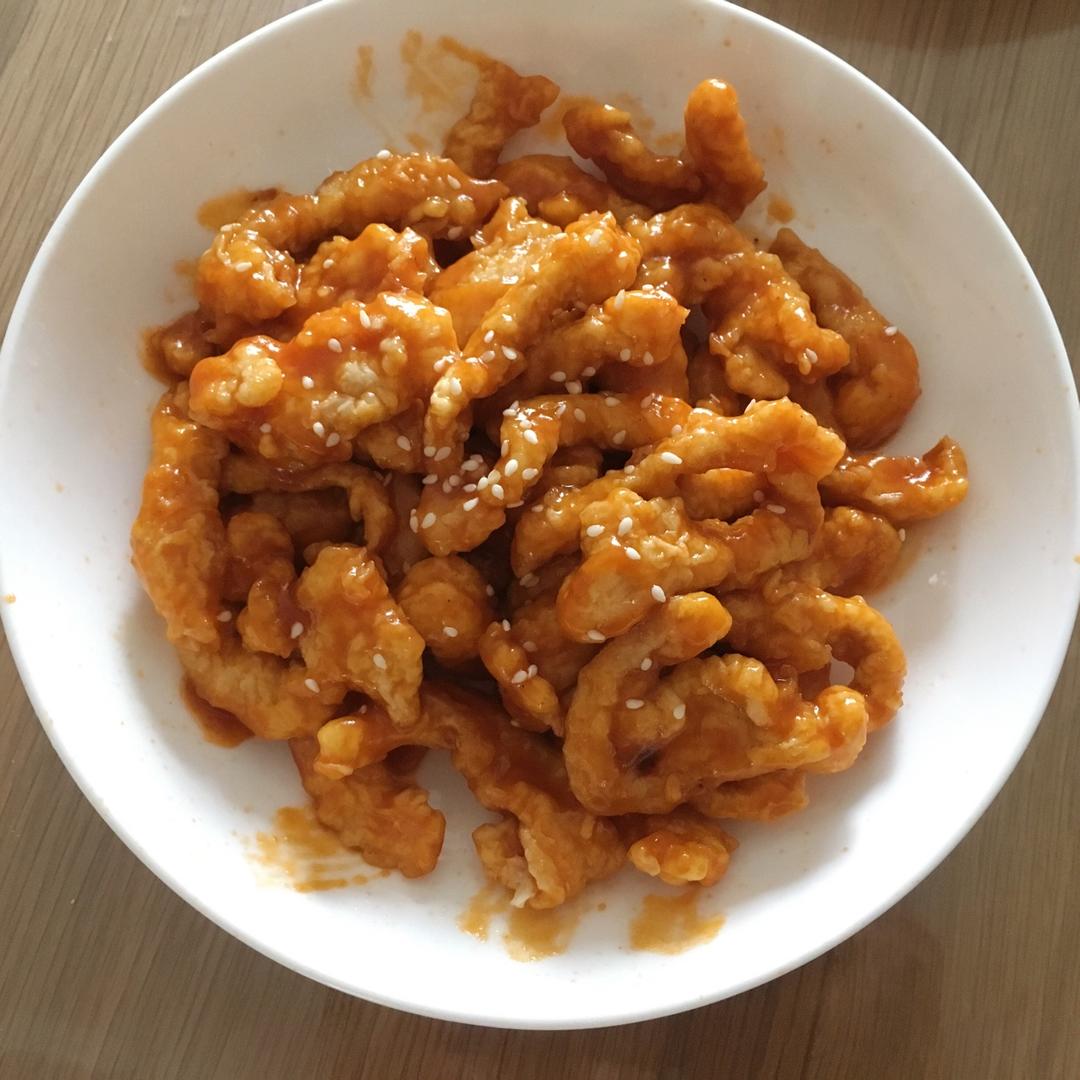 糖醋里脊(鸡胸版)