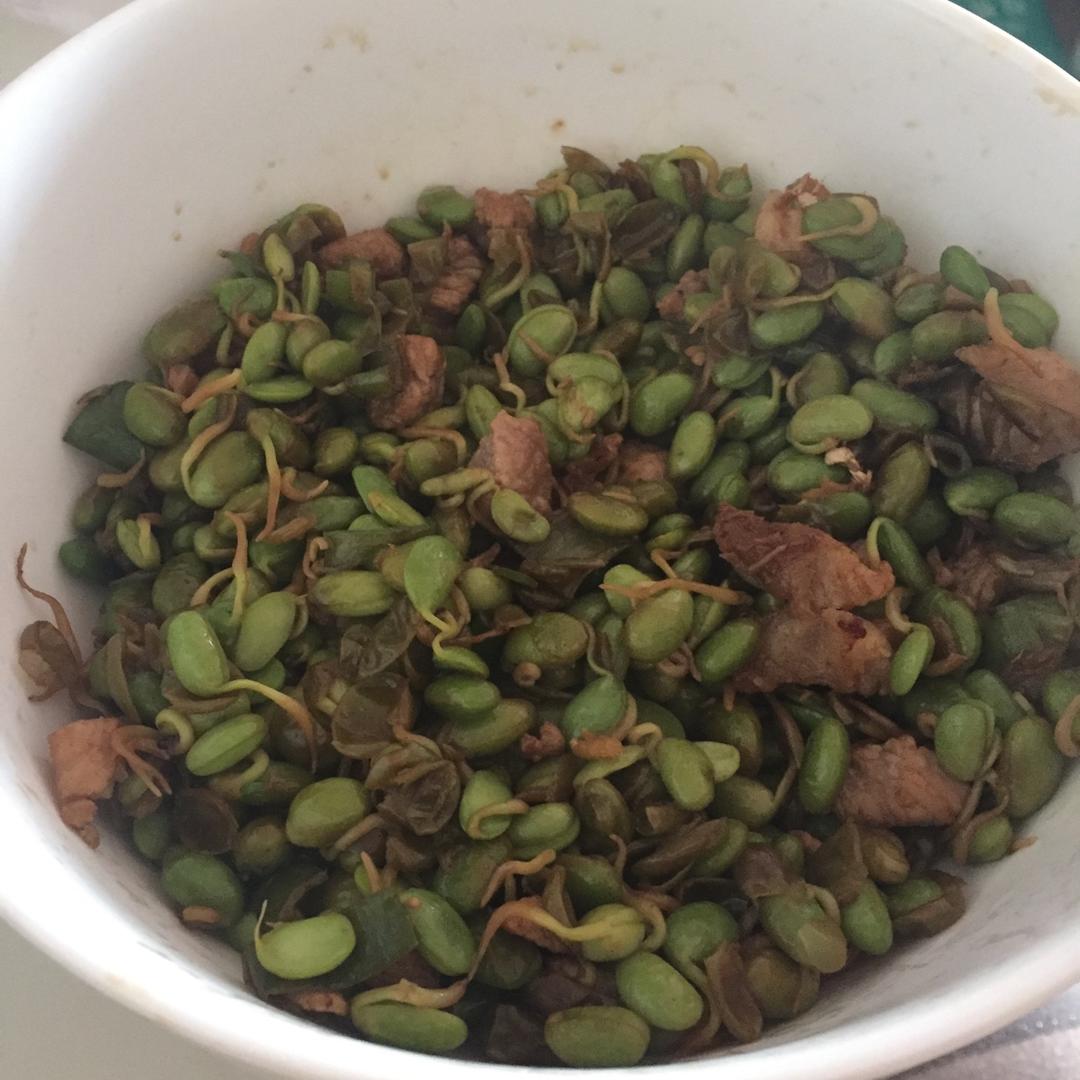 青豆炒肉