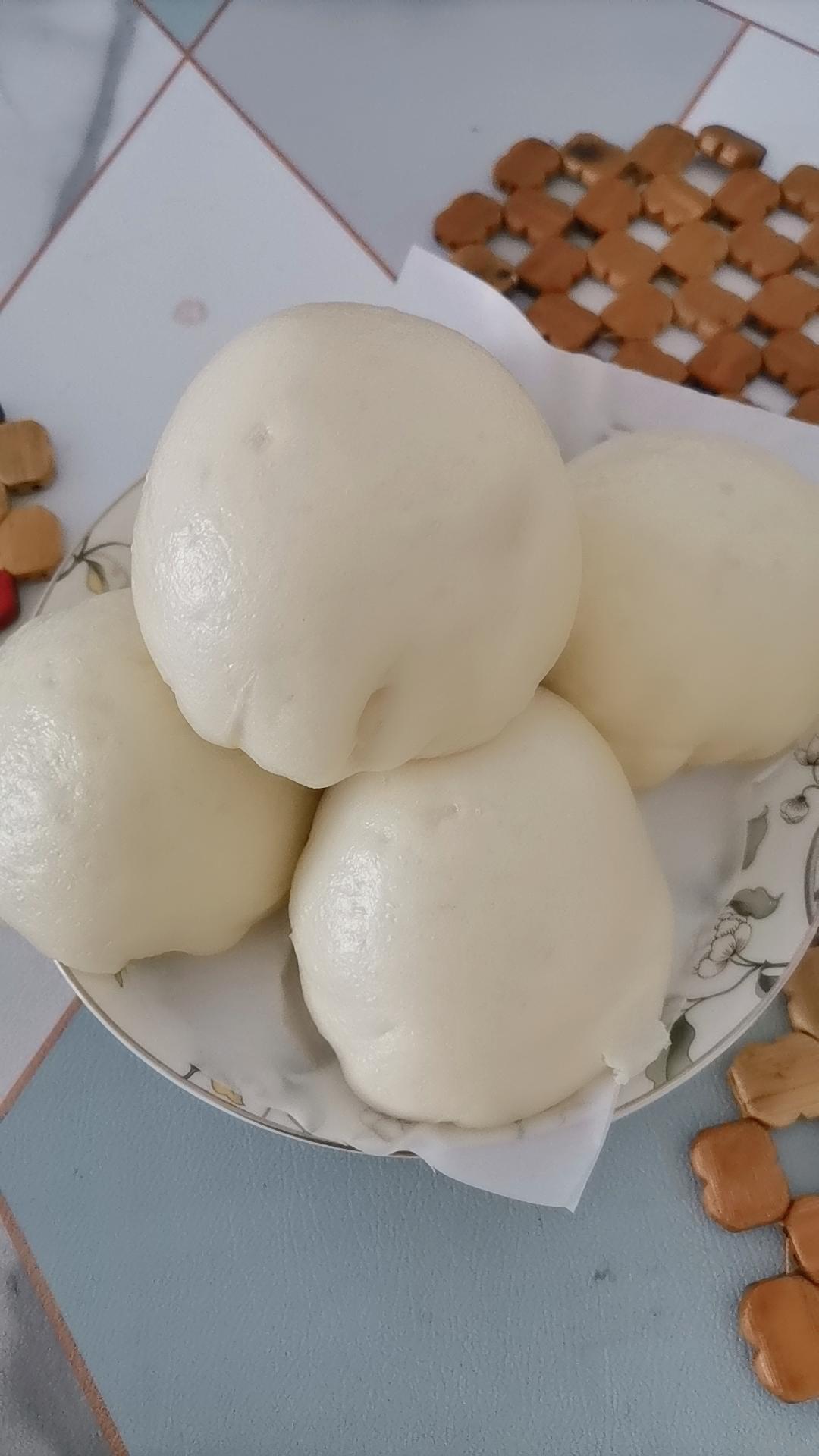 超好吃有豆豆的豆沙包，一次发酵（红豆包）