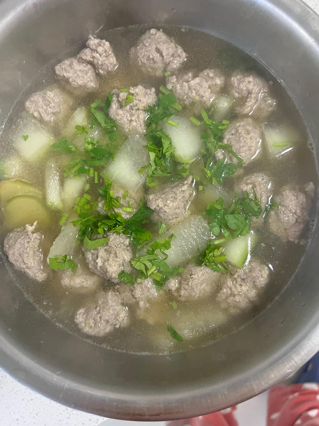 夏天不可错过的家常味--冬瓜丸子汤